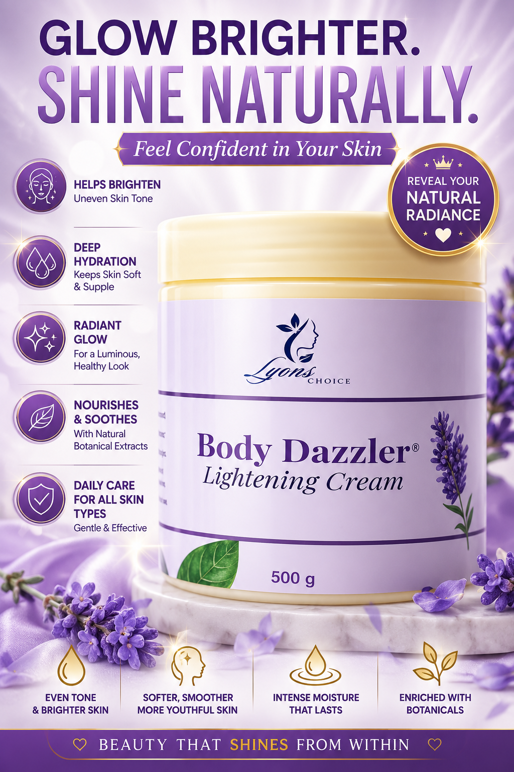Body Dazzler with Shea Butter and Kojic Acid