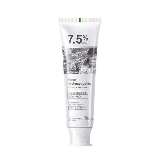 7.5% Nano-Hydroxyapatite Whitening Toothpaste – Fluoride-Free Enamel Care