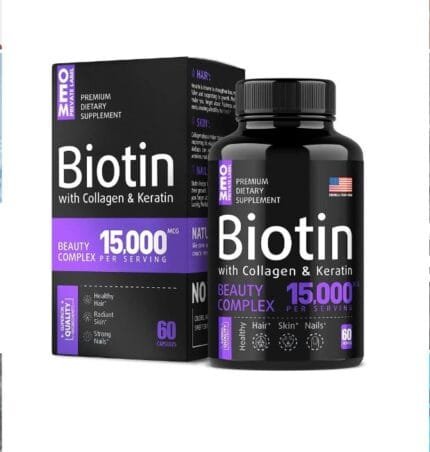 Biotin with Keratin and Collagen